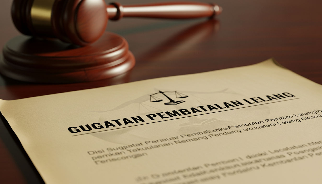 Contoh Gugatan Pembatalan Lelang: Format dan Panduan