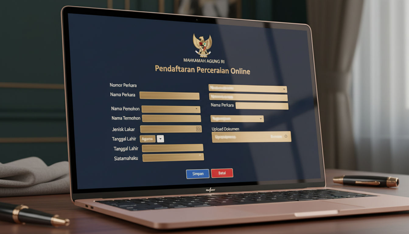 daftar perceraian online
