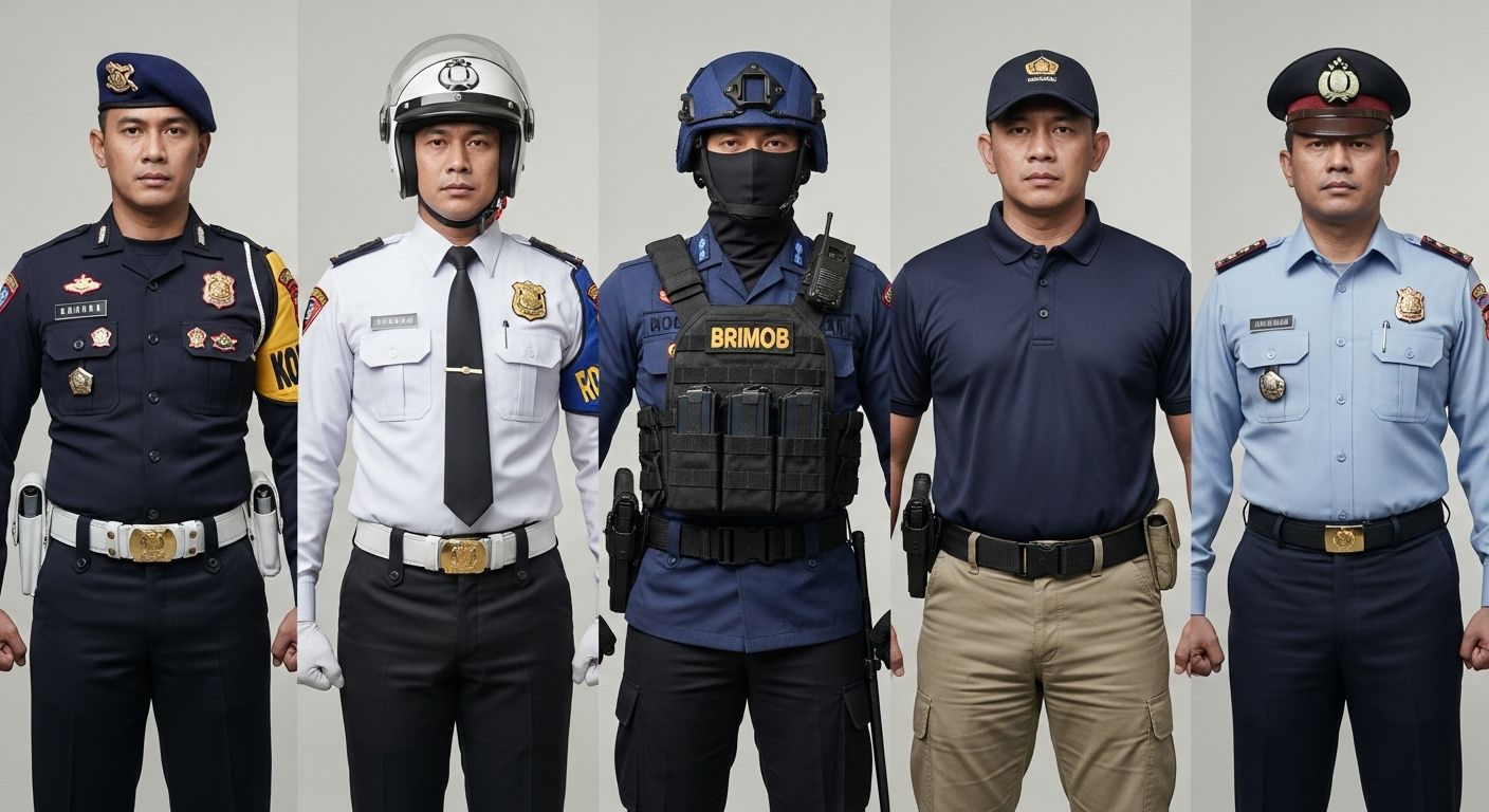 Jenis Jenis Polisi dan Seragamnya Lengkap