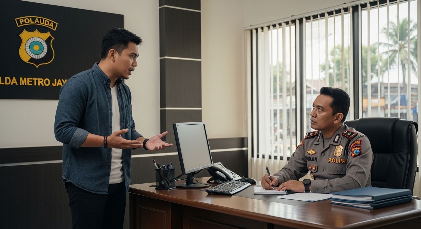 laporan penipuan ke polisi