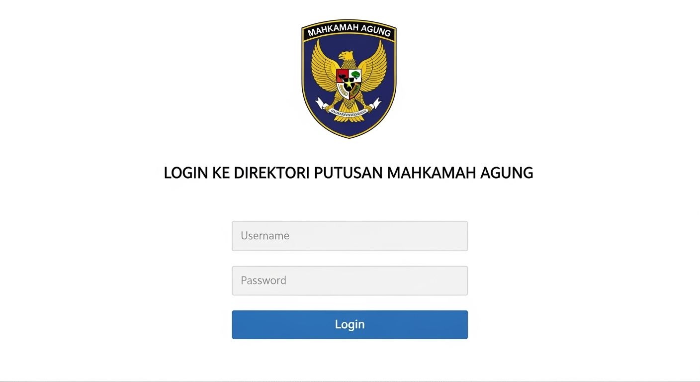 login direktori putusan mahkamah agung