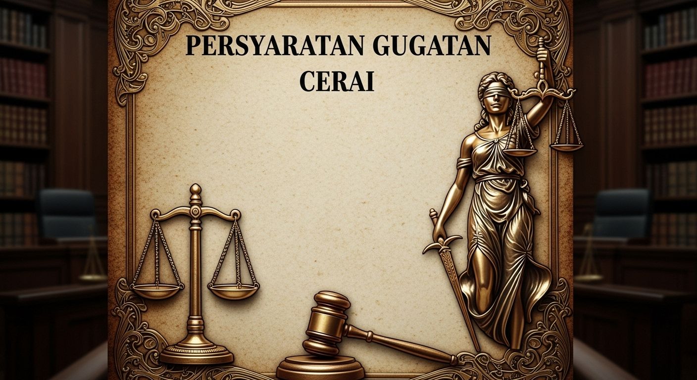 persyaratan gugatan cerai