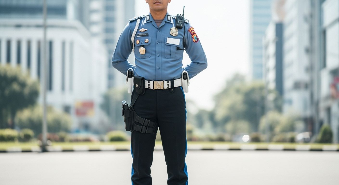 Polisi Seragam Biru Tugas dan Wilayahnya