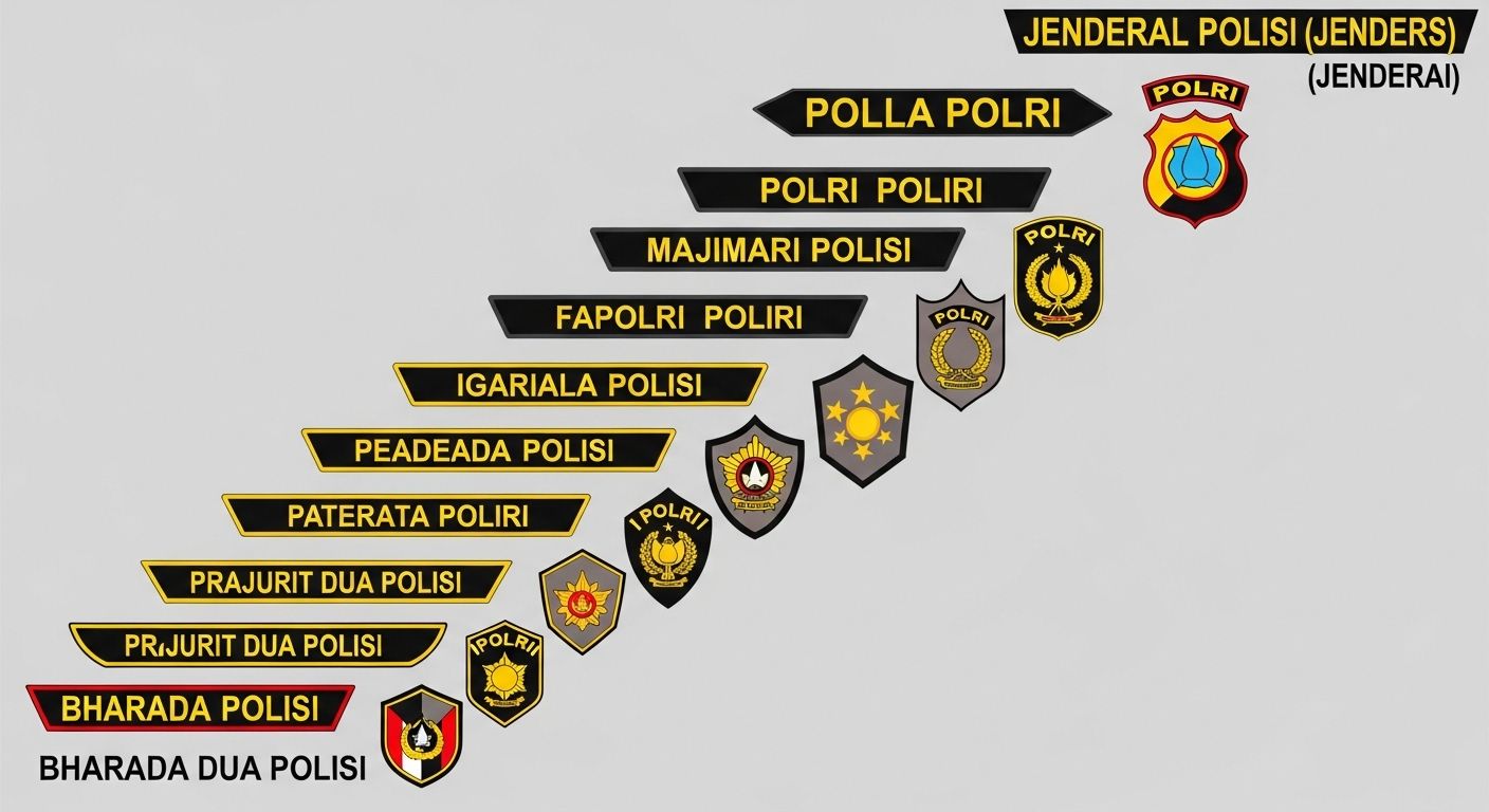 Urutan Polisi dari Tamtama Hingga Jenderal