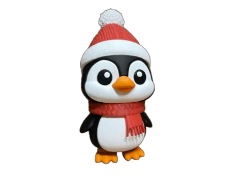 Christmas Penguin — Surface detail