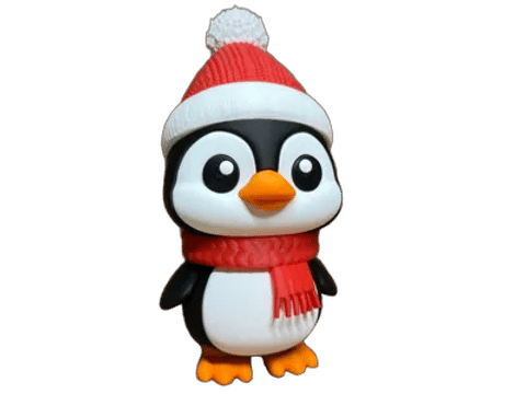 Christmas Penguin — From above