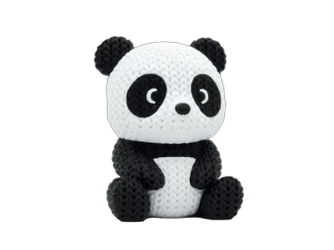 Knitted Panda — From above