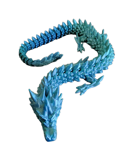 Large articulated dragon — Side profile