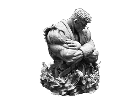 Street Fighter Warrior Pose — Main view