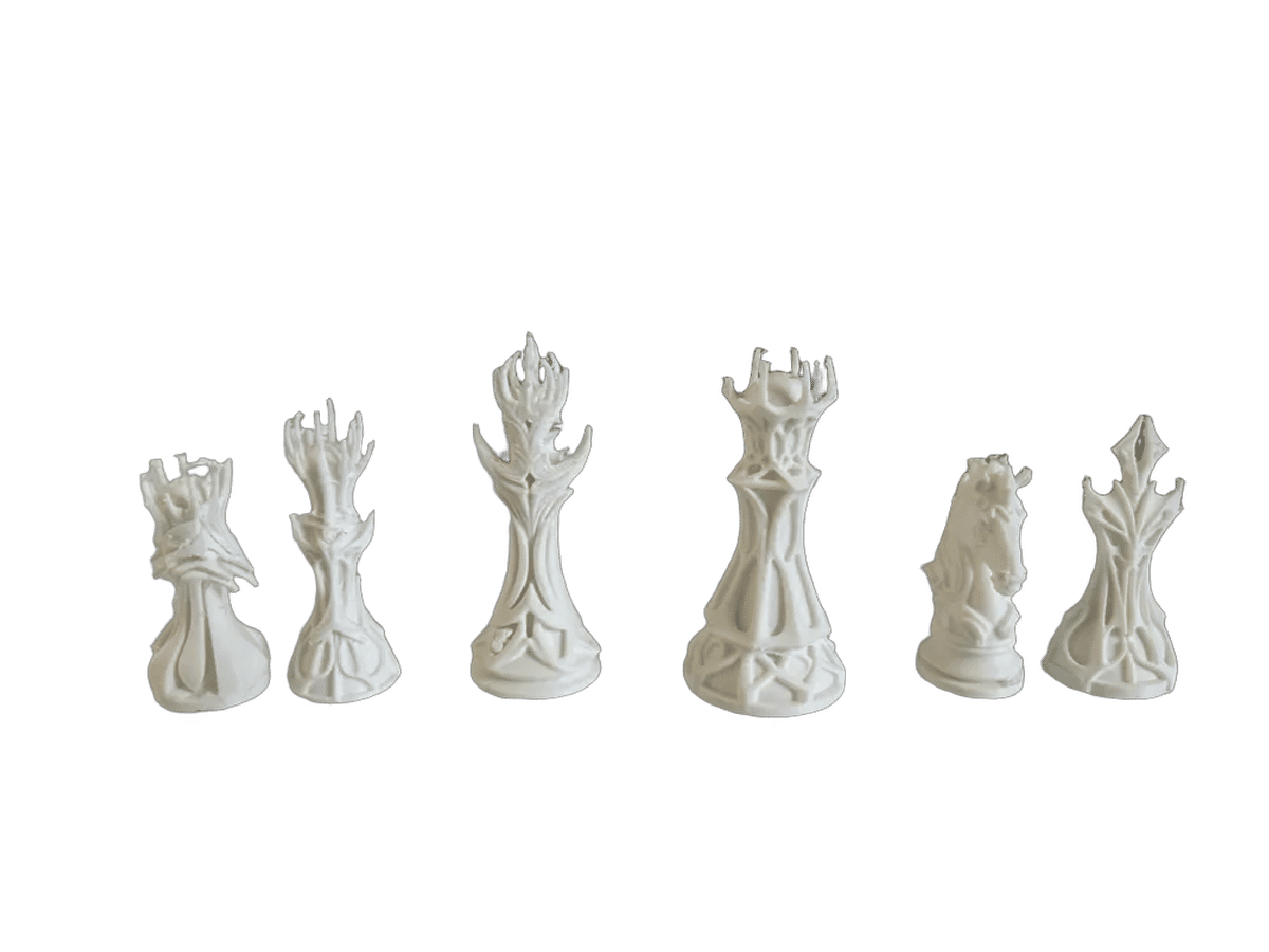 Gothic Spire Chess Set — Main view