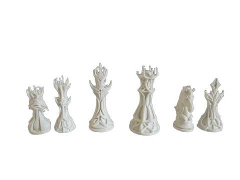 Gothic Spire Chess Set — Main view