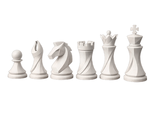 Modern Chess Set — Side profile
