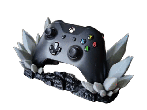 Crystal Xbox One controller holder — From above