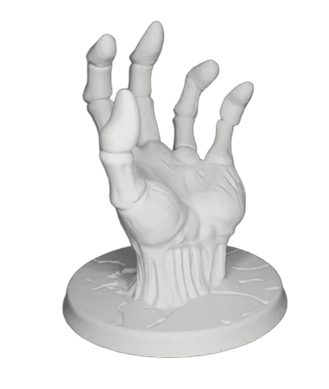 Sculpted Hand PS5 Controller Stand — From above
