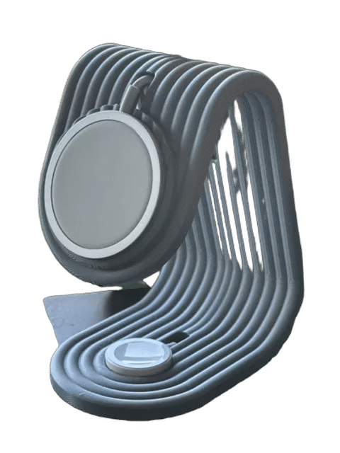 iPhone and Apple Watch Charging Stand — From above