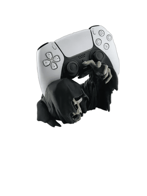 Skull PS5 Controller Stand — Side profile