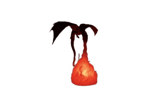 Flame Breath Dragon Lamp — Main view
