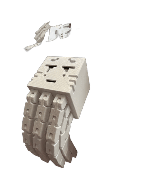 Minecraft Ghast Tentacles Articulated — Surface detail