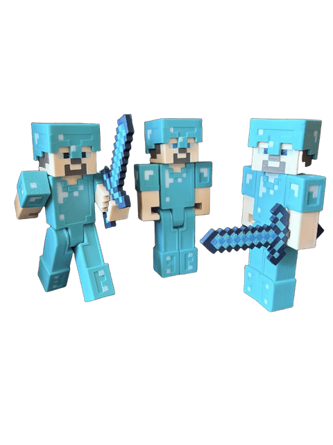 Minecraft Diamond Steve - Articulated — Main view