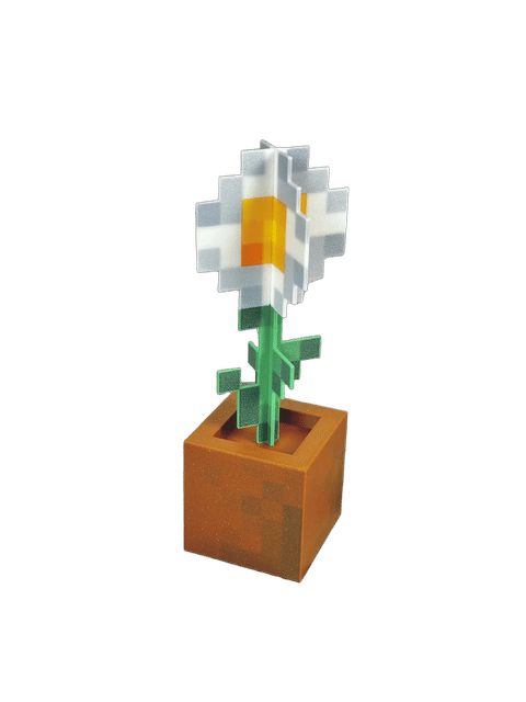 Minecraft Flowers with Pot — Surface detail