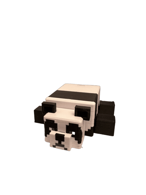 Minecraft Panda Articulated — Main view