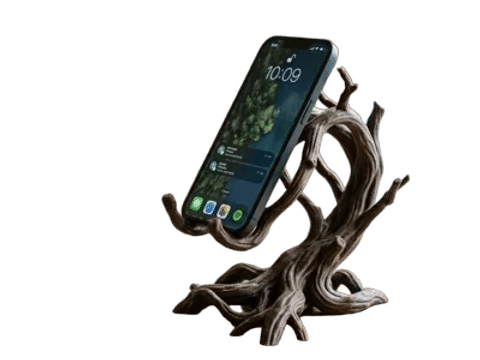 Phone stand Branches — Side profile