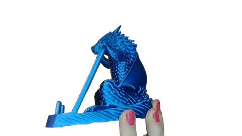 Stitch phone holder — From above