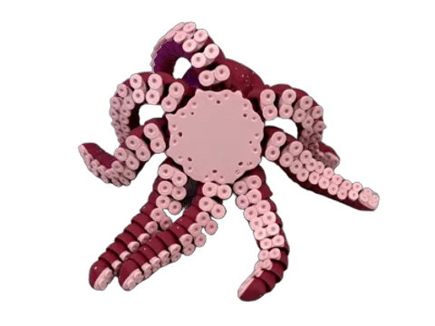 Articulated Octopus — Surface detail