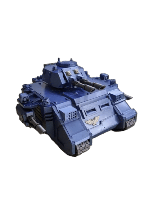 Interstellar Tank Model -- movable tracks, openable hatches — Side profile
