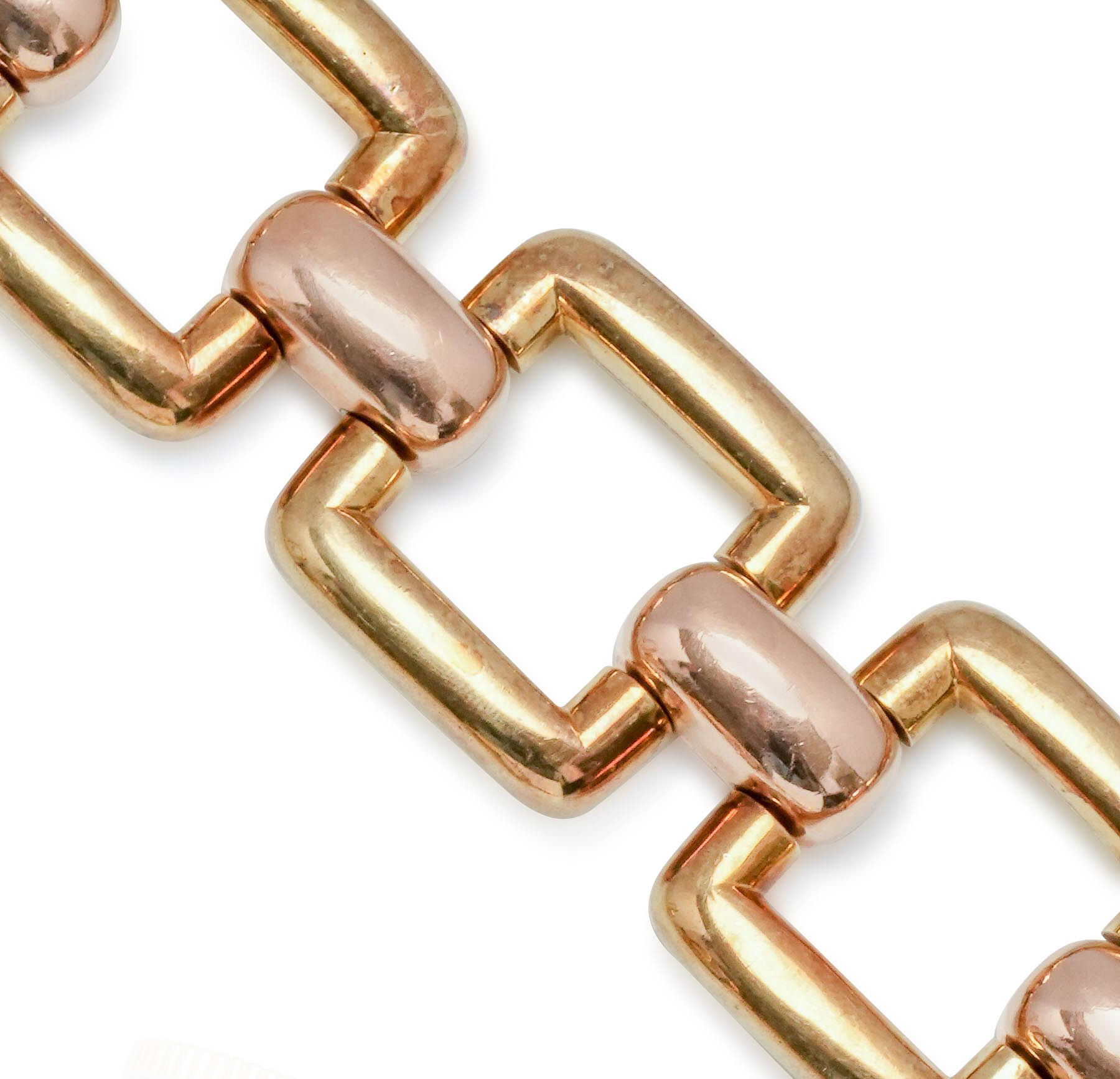 Broche en or jaune (750 et 585 millièmes) amati stylisant un noeud et retenant un angelot sur un cygne. - Lazuli