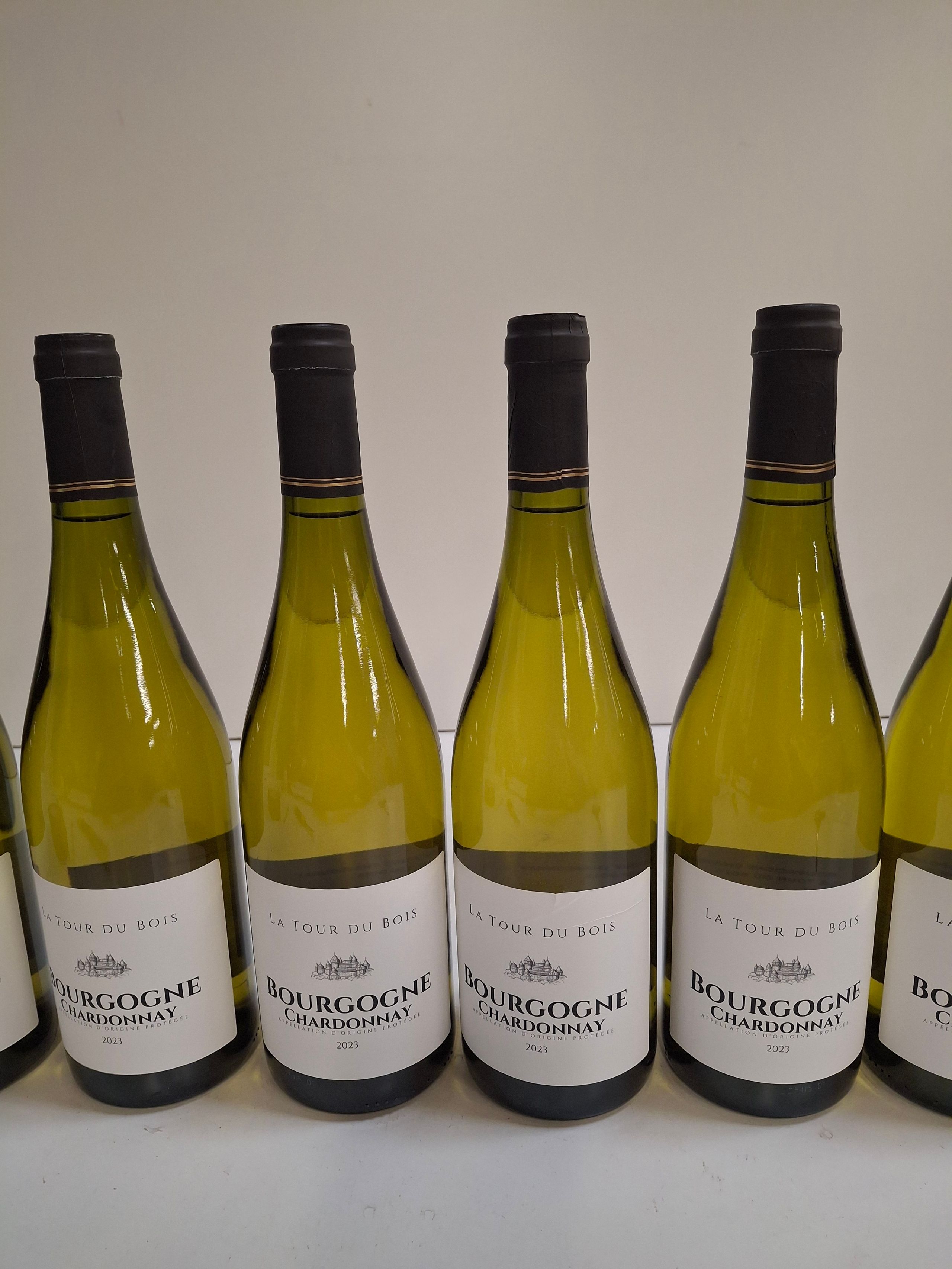 12 bouteilles Bourgogne Blanc Chardonnay 2023 Tour du Bois - Lazuli