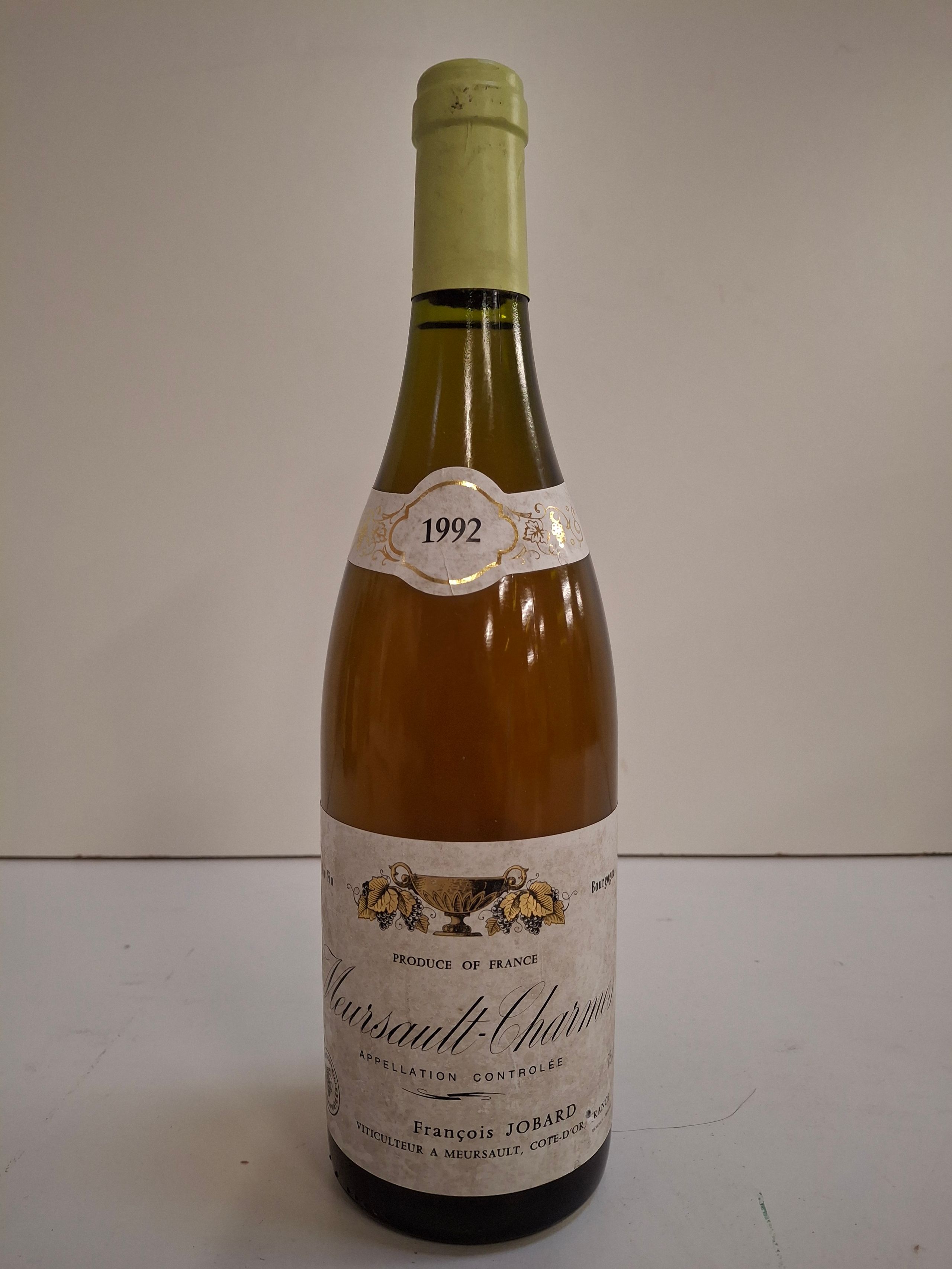 1 bouteille Meursault Charmes 1992 François Jobard - Lazuli