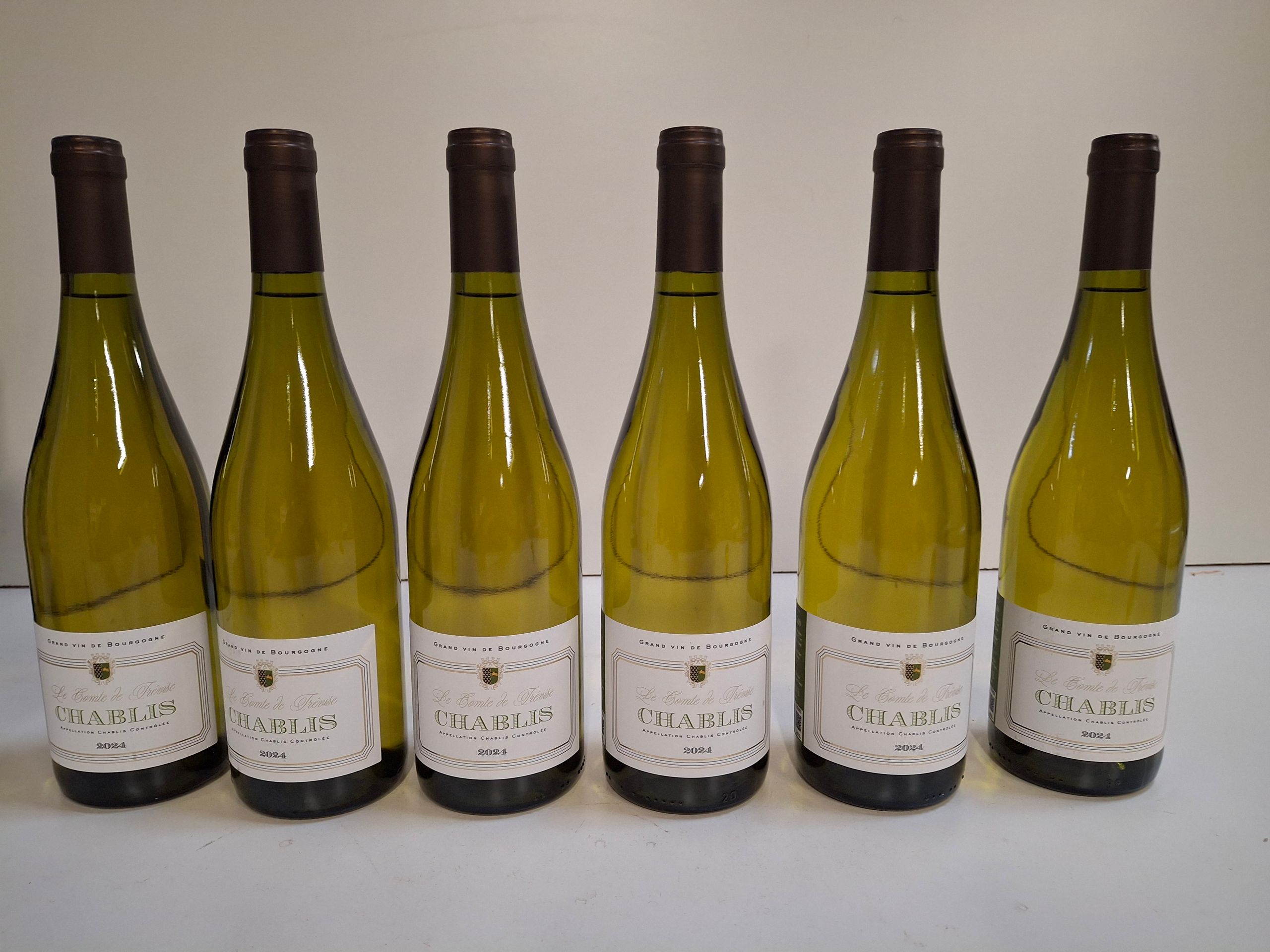 6 bouteilles Chablis 2024 Grand vin Blanc de Bourgogne Le Comte de Trévise - Lazuli