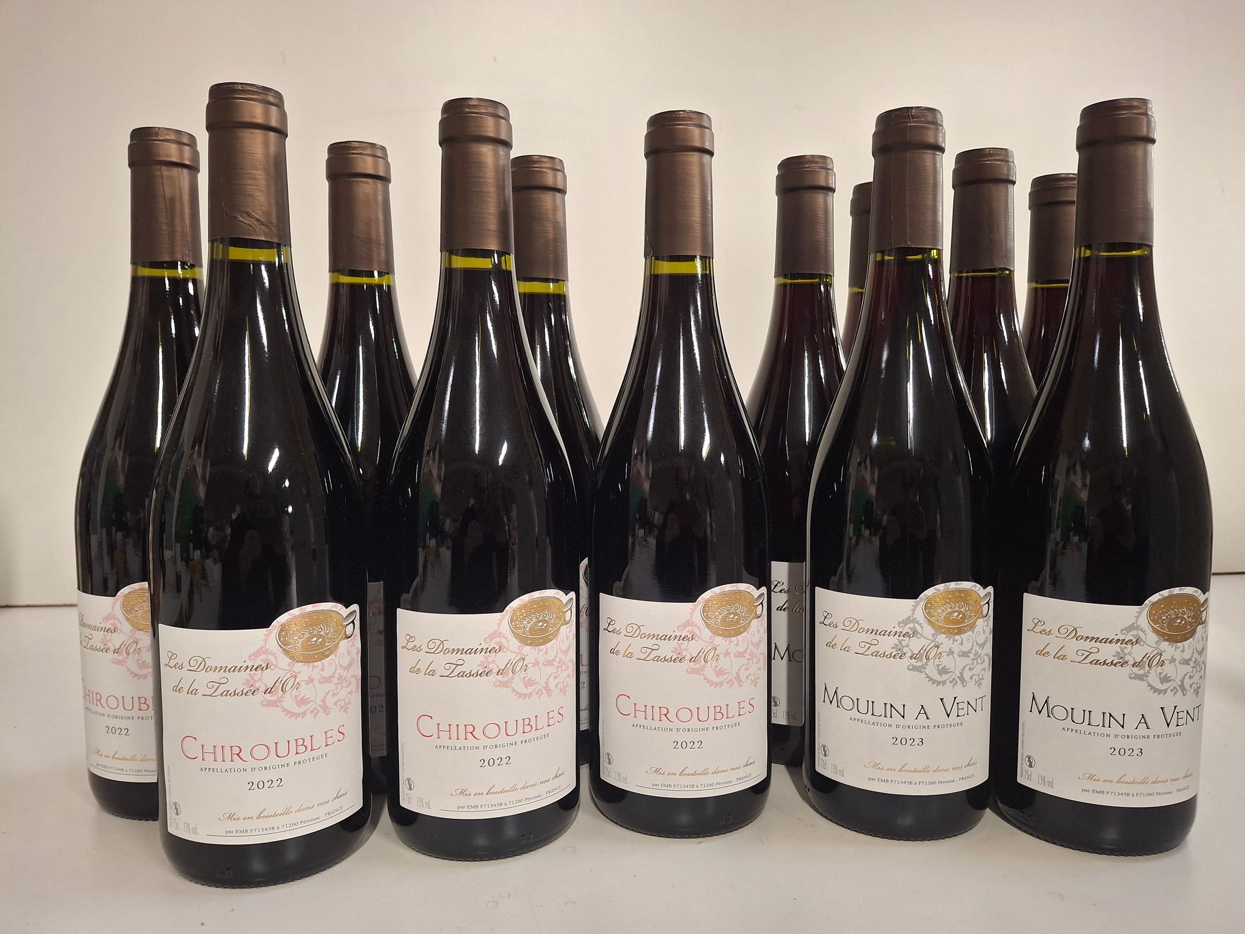 6 bouteilles Chiroubles cru de Beaujolais 2022 Domaine de la Tasse D’or - Lazuli