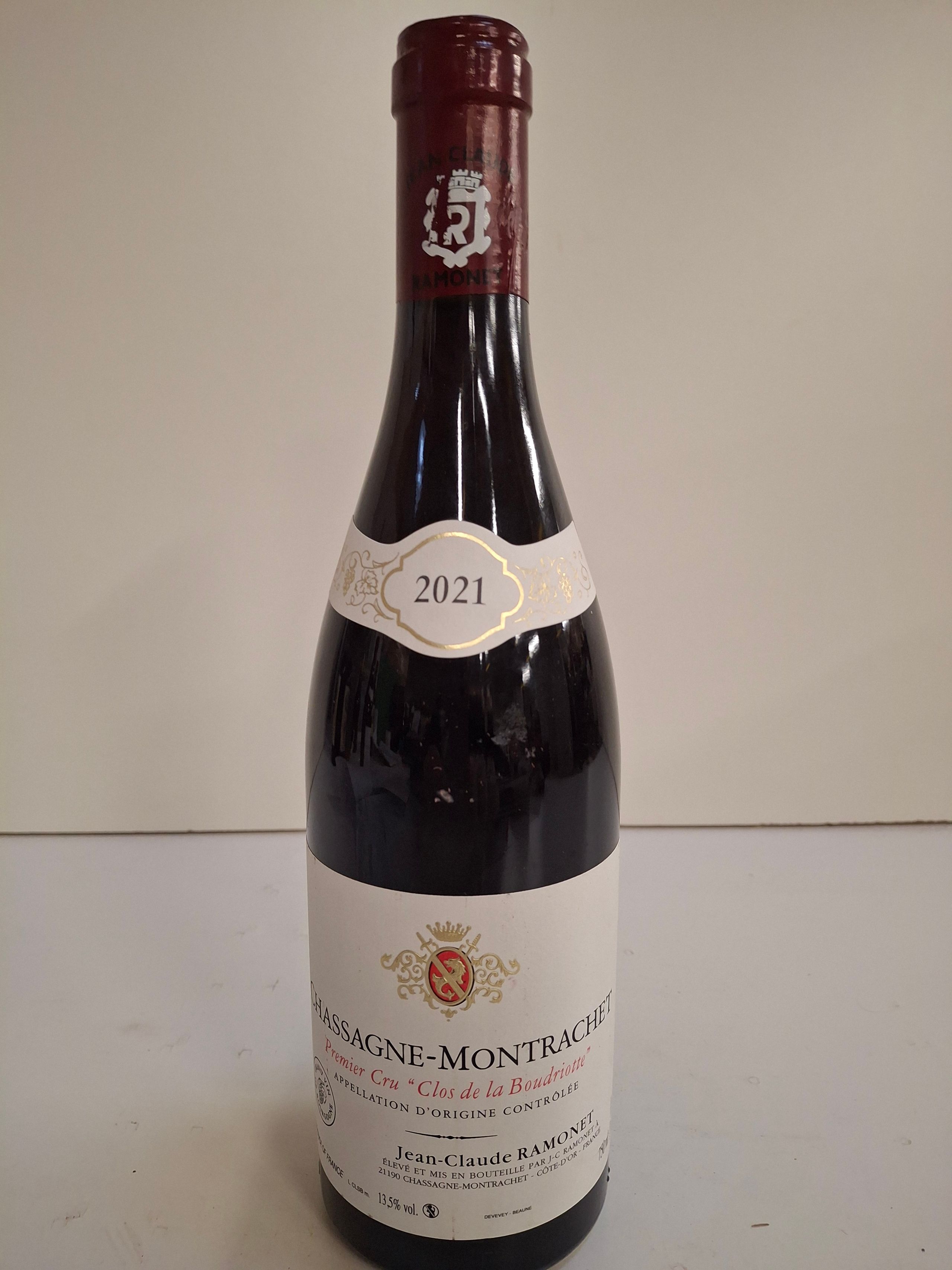 1 bouteille Chassagne Montrachet 1er Cru Clos de la Boudriotte 2021 Domaine Ramonet - Lazuli