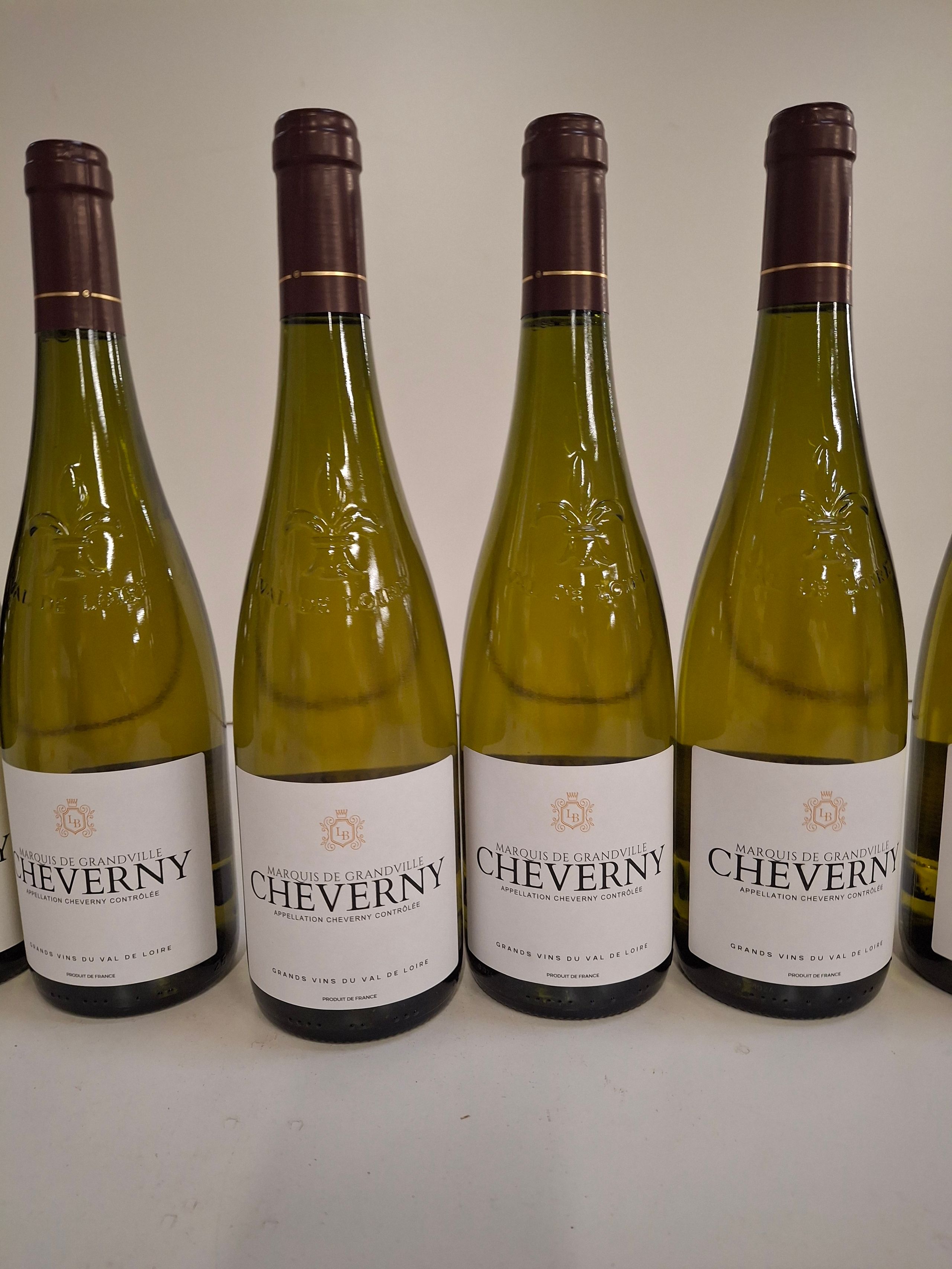 6 Bouteilles Cheverny Blanc 2023 Marquis de Granville Grand Vins Blanc du Val de Loire - Lazuli