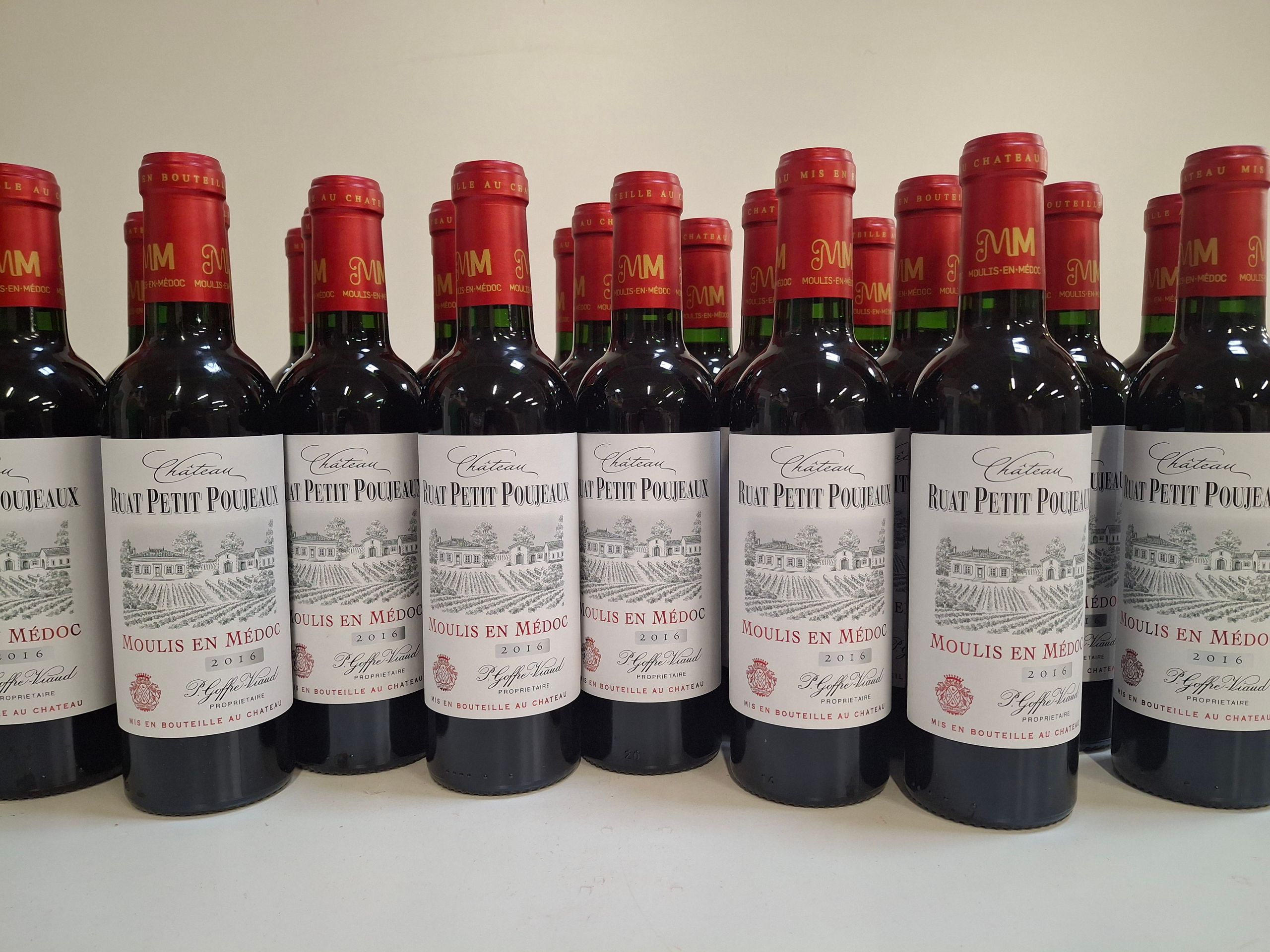24 bouteilles Moulis Poujeaux Château Ruat Petit Poujeaux Récoltant 37 cl - Lazuli