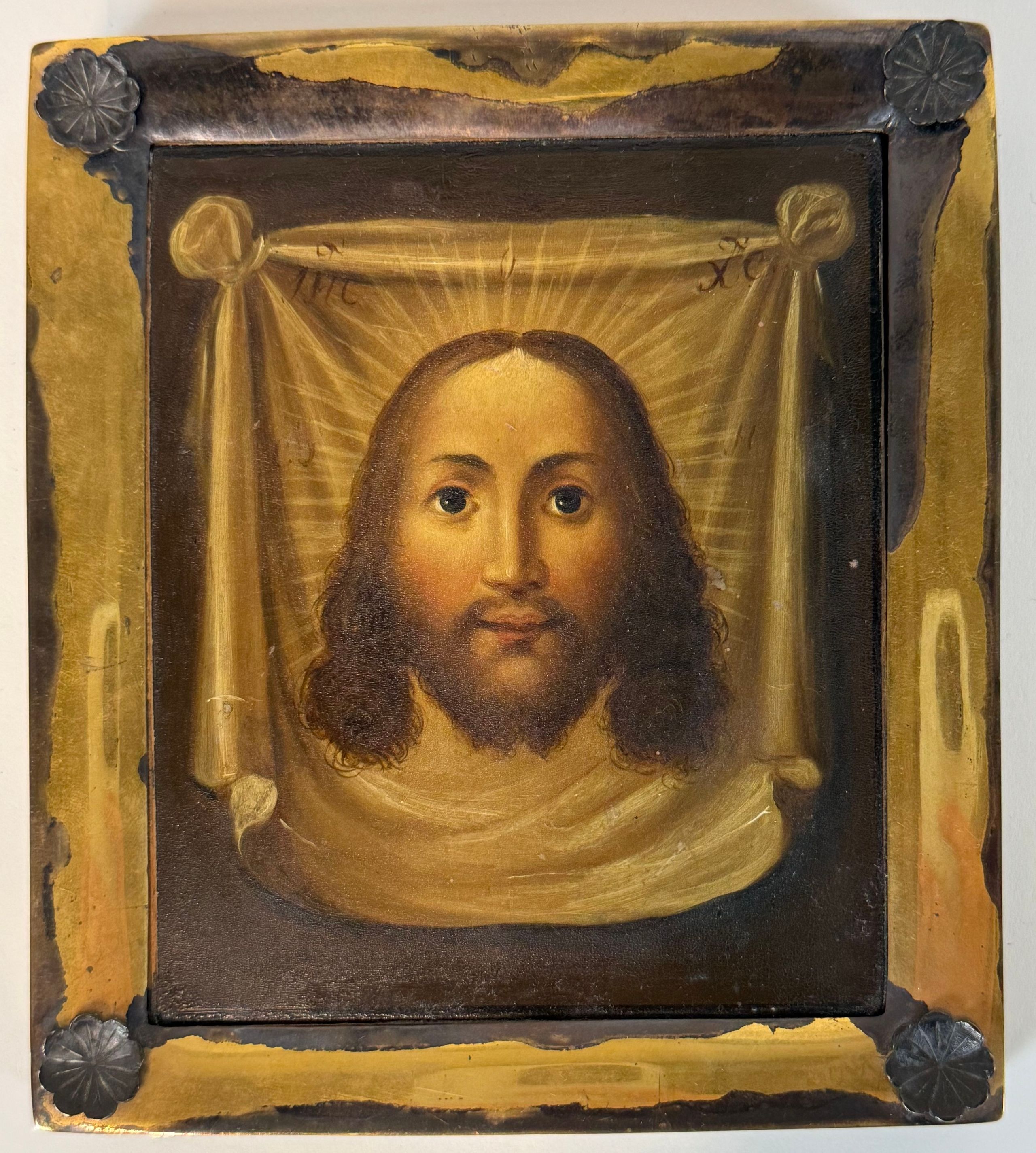 Icône de la Sainte Face ou Mandylion. Reval (Tallinn), Estonie, 1830-1837. - Lazuli