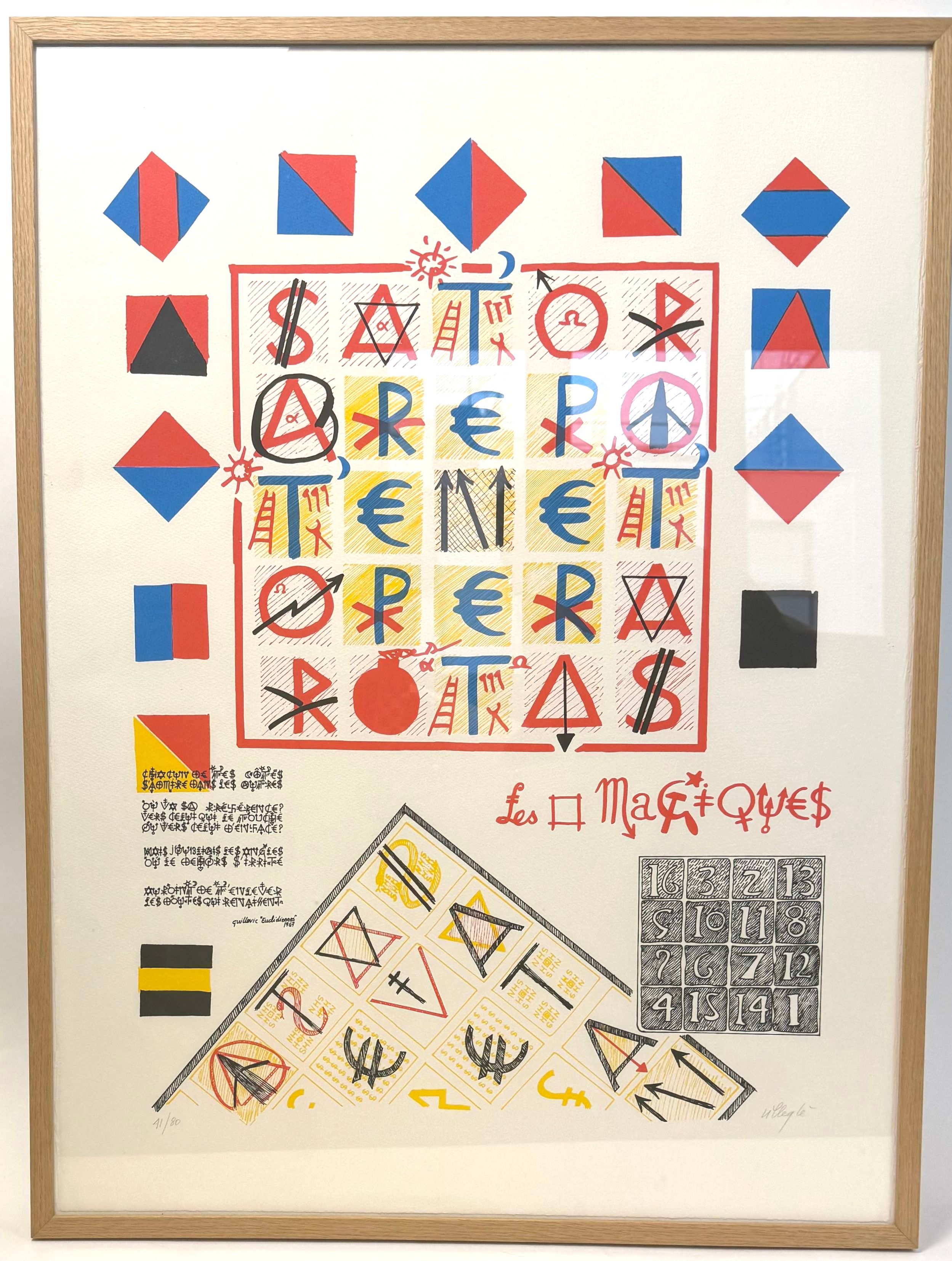 Jacques VILLEGLE (Né en 1926) - Lazuli