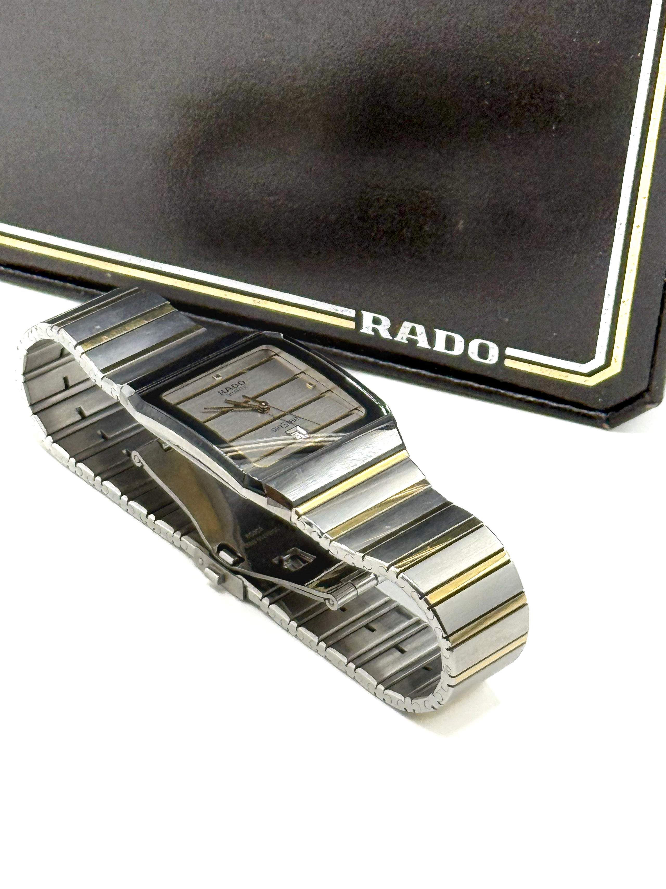 Gourmette en or jaune et gris (750 millièmes). - Lazuli