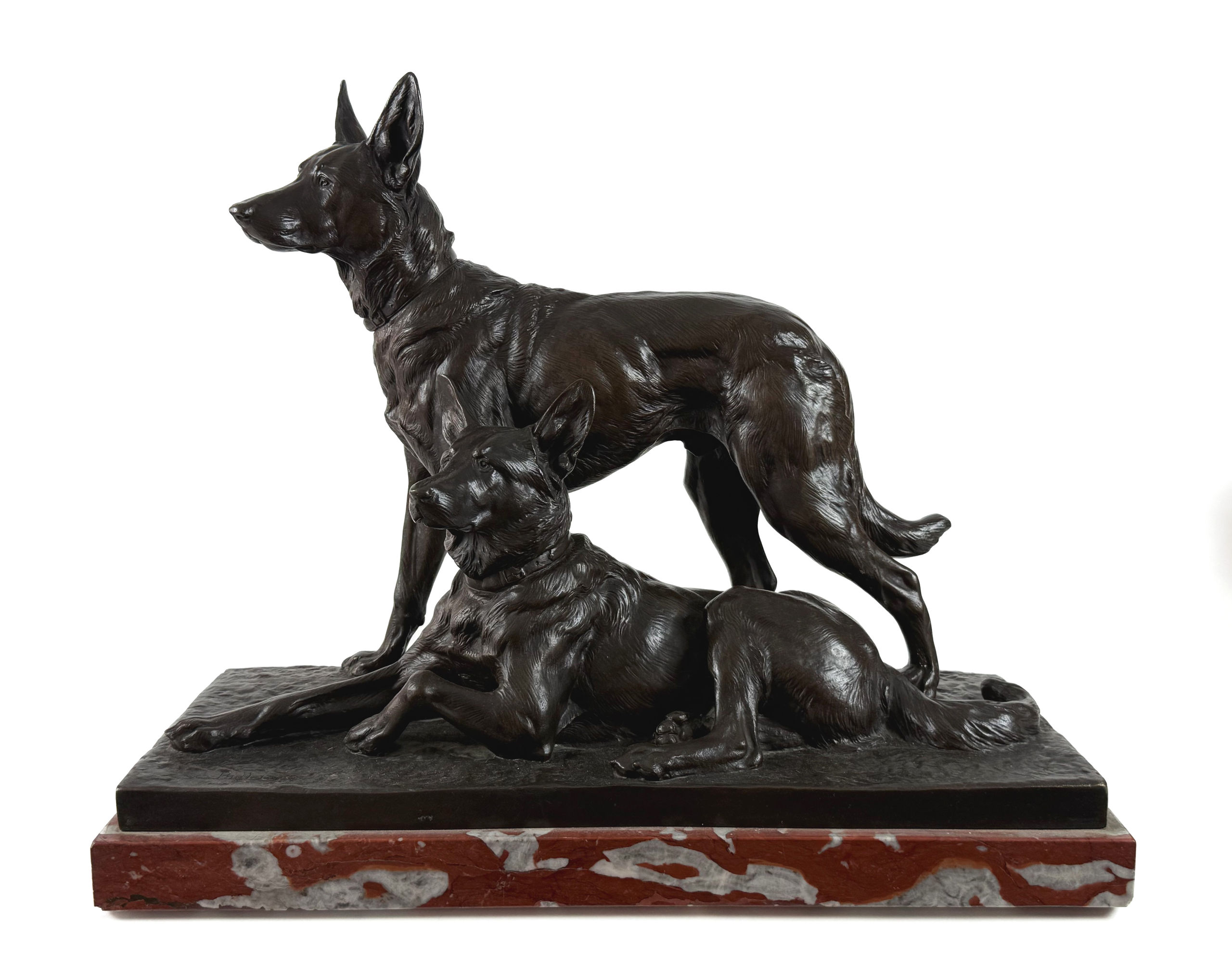 Epingle à cravate ornée d&rsquo;un denier de Trajan en argent, la monture et l&rsquo;épingle en or rose (750 millièmes). - Lazuli