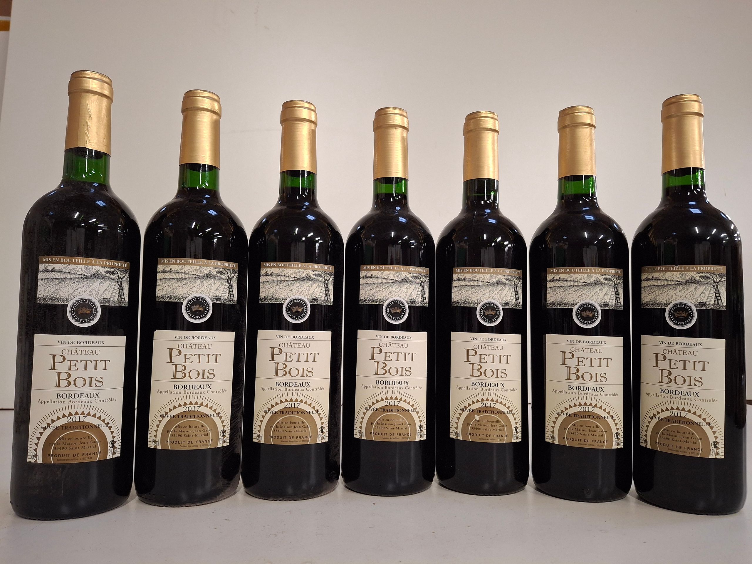 Lot de 3 bouteilles : 2 Bouteilles cognac VSOP famille Romanov maison prunier 70cl 40 % - Lazuli