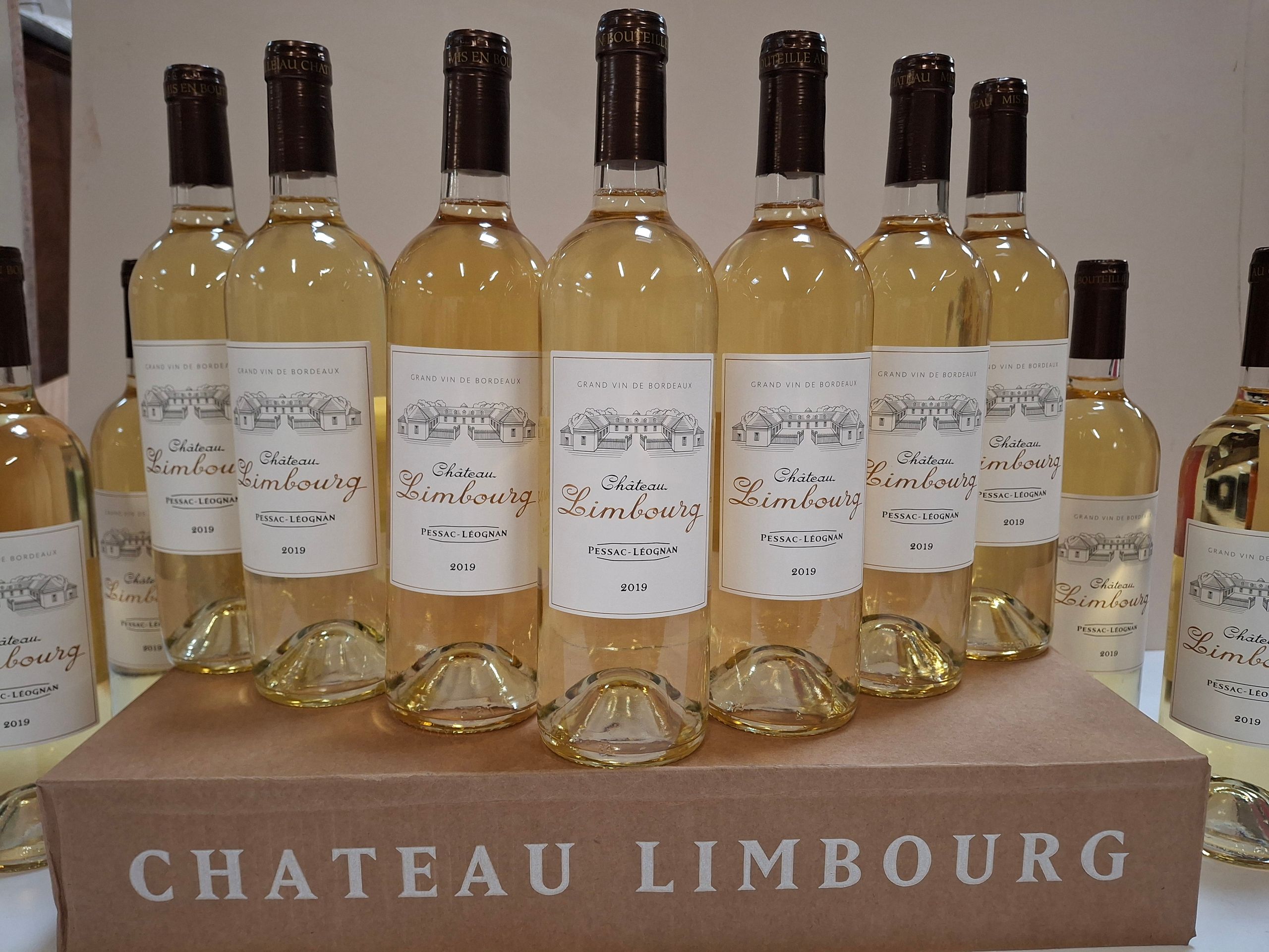 11 Bouteilles Pessac Léognan Château Limbourg 2019 Grand Vin de Pessac Léognan Blanc - Lazuli