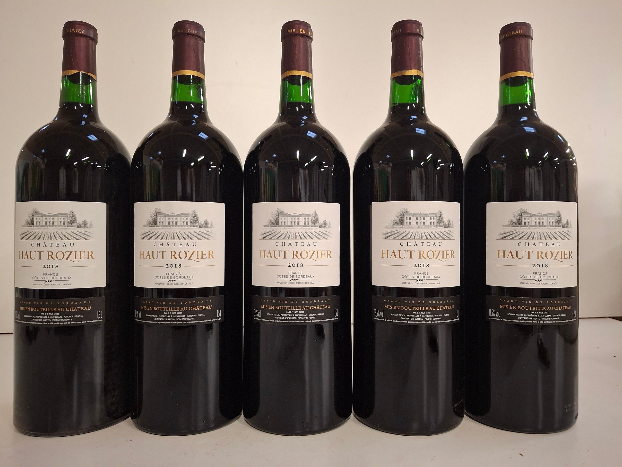 Lot de 6 Bouteilles Château Rose Cantegrit 2022 Moulis En Médoc la méthode traditionnelle état parfait - Lazuli