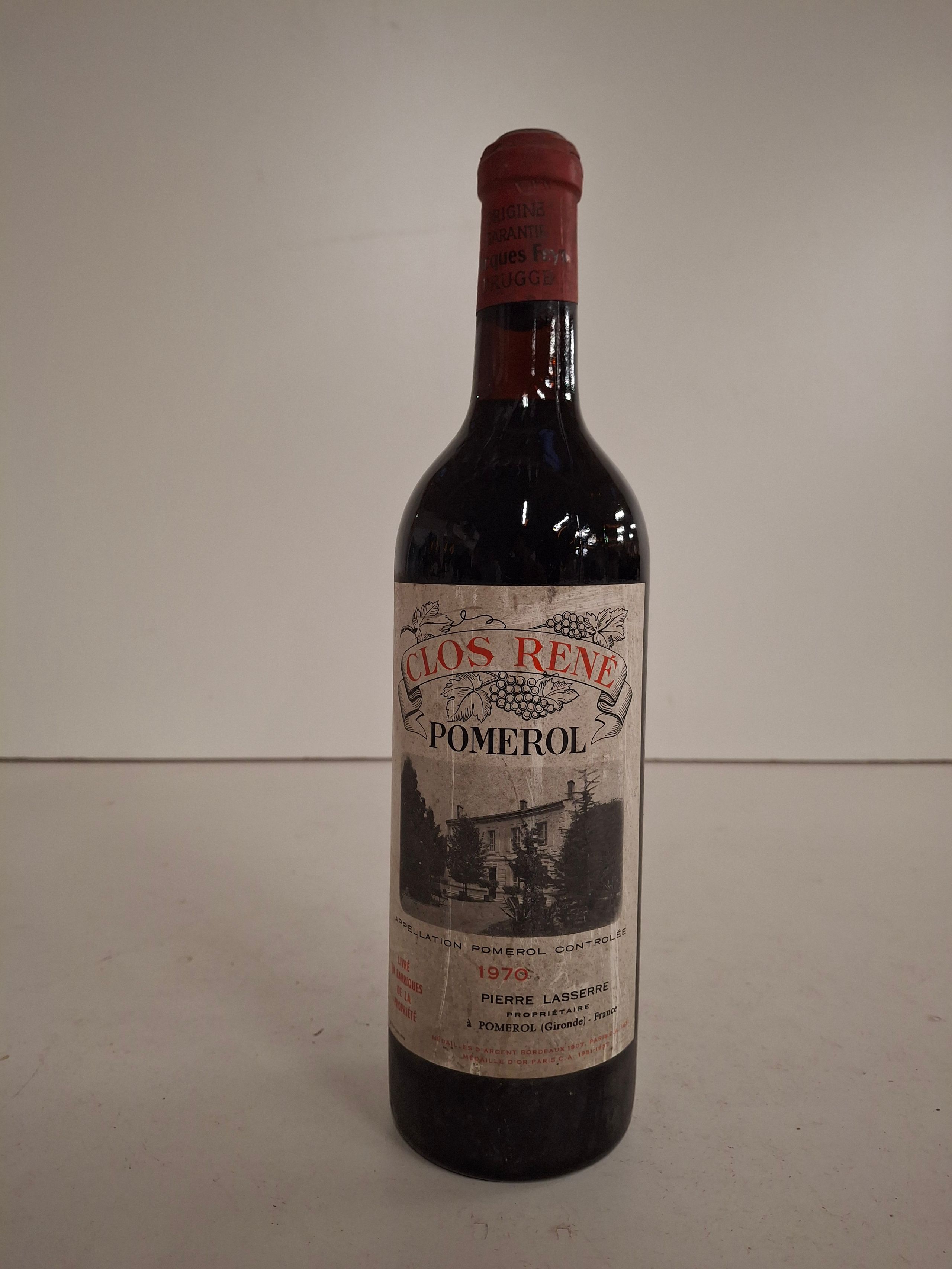 Lot de 2 Bouteilles Château Bromoire Duluc Ducru 1985 Grand Cru Classé de Saint Julien niveau parfait étiquettes tachées - Lazuli