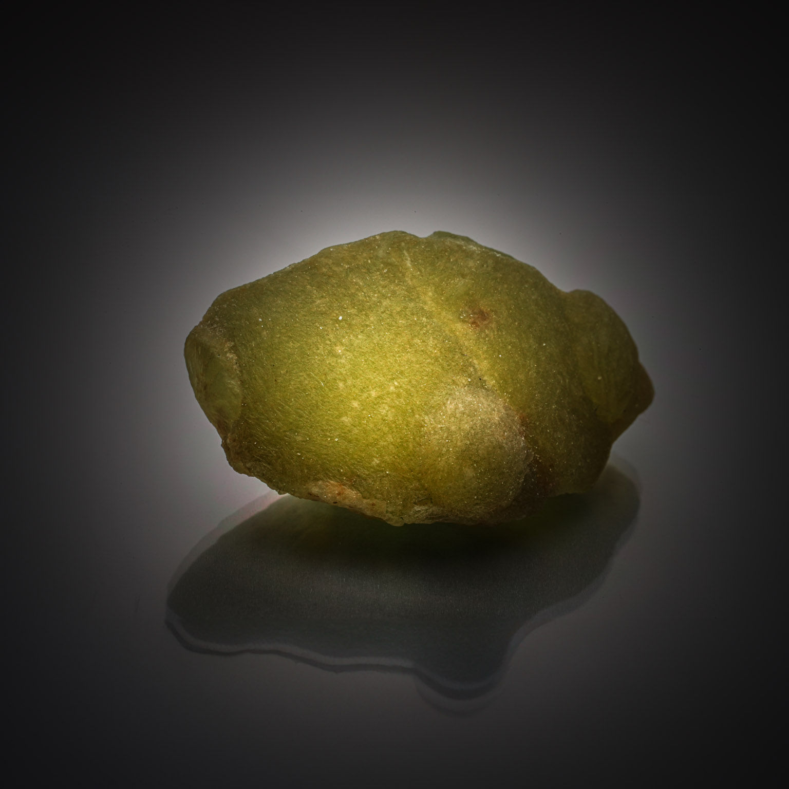 Quartz lemon coussin concave sur papier. - Lazuli