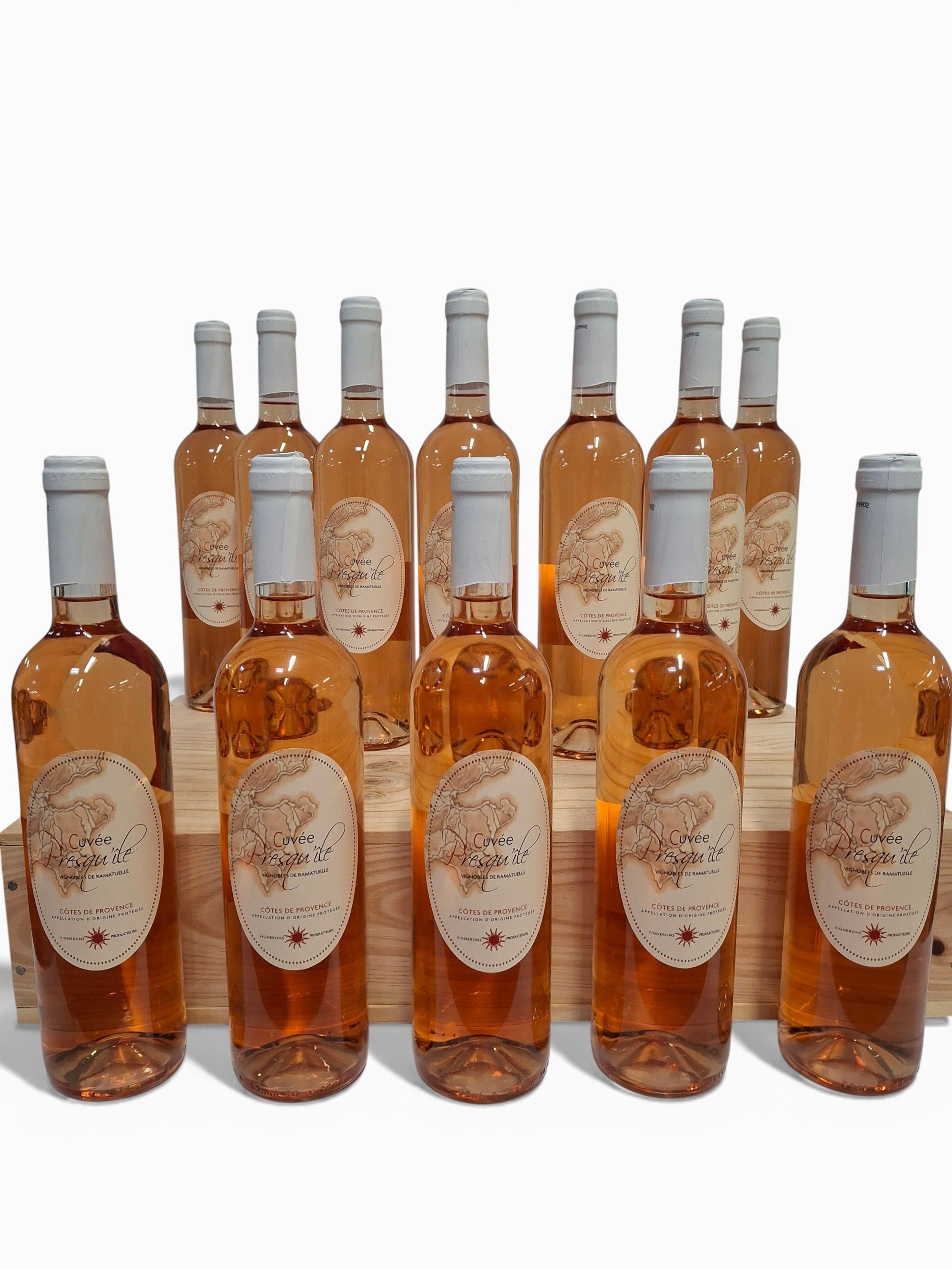 Lot de 12 bouteilles Rosé 2025 Pays d’Oc cépage Grenache Cinsault - Lazuli