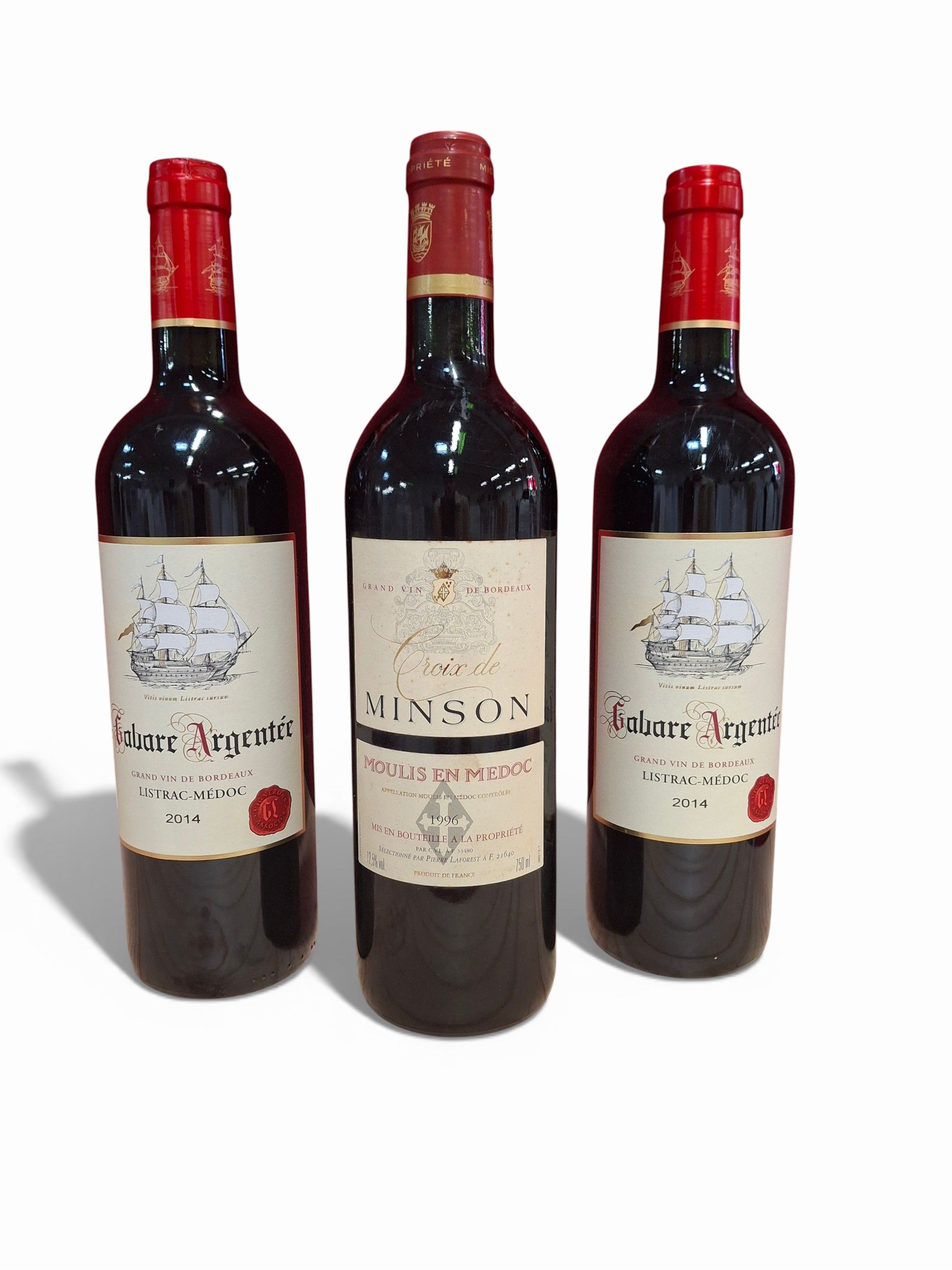 Lot de 2 bouteilles AOC Saint Estèphe rouge Domaine l&rsquo;Argilus du Roi 2016 - Lazuli