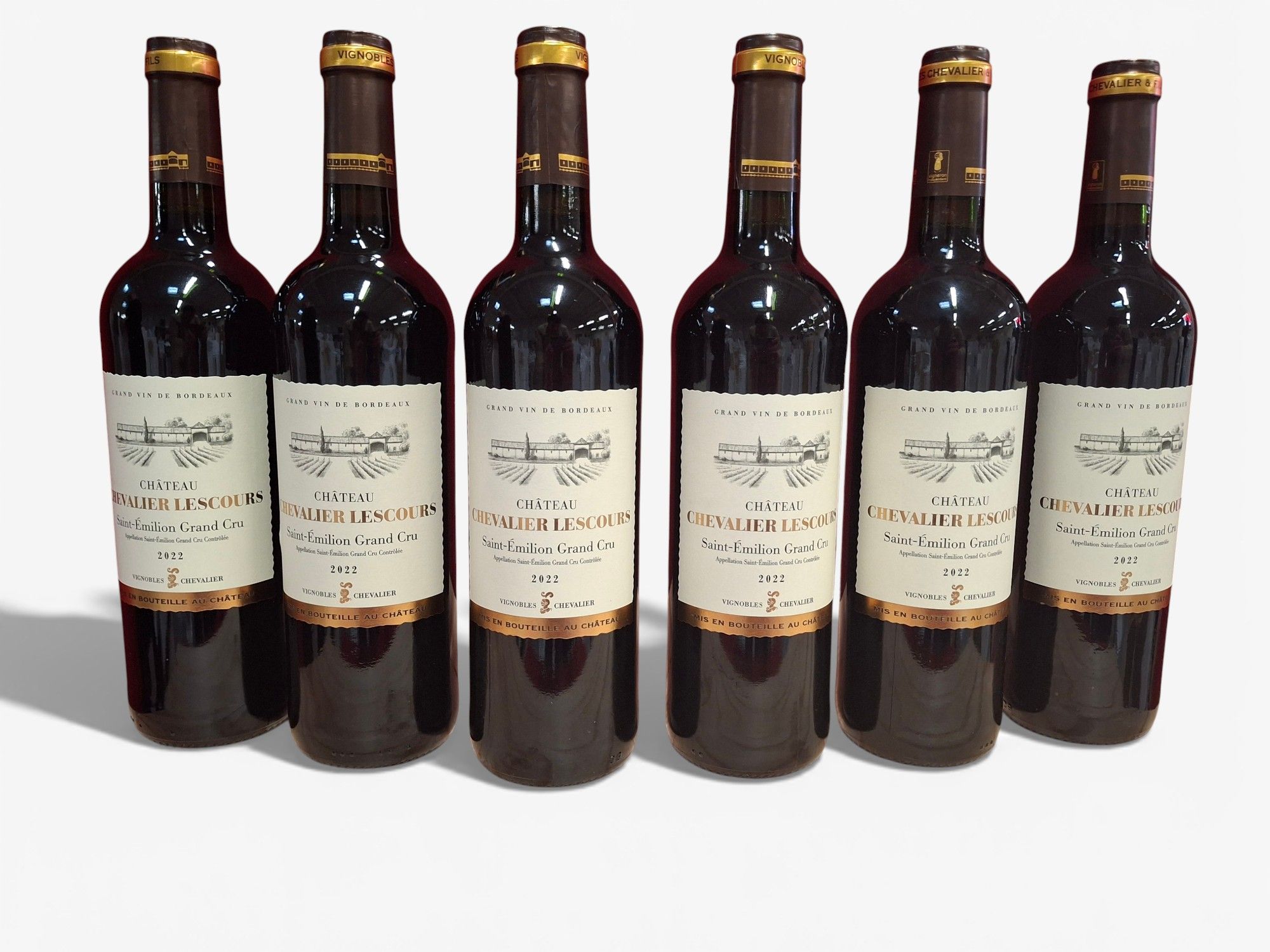 Lot de 4 Bouteilles Pomerol Château Ferrand 1993 - Lazuli