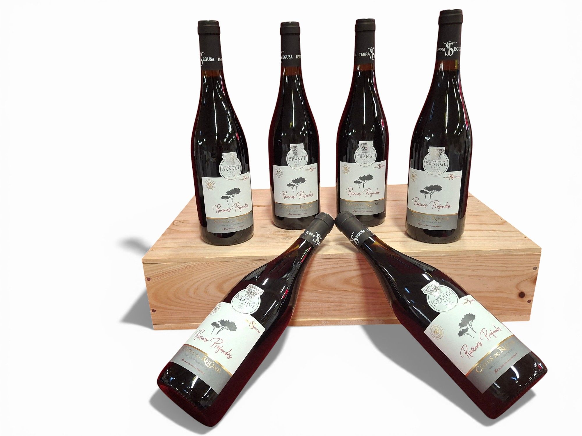 Lot de 7 bouteilles de Rosé 2022 Arqu&rsquo;Ange Sieur D&rsquo;Arques Médaillé d&rsquo;Or - Lazuli